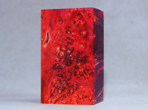 Stabilized Maple Burl Wood Mod Block